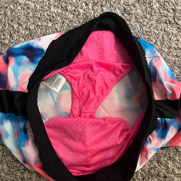 Adidas Women's Black and Multicolor Athletic Shorts - Picture 6 of 6